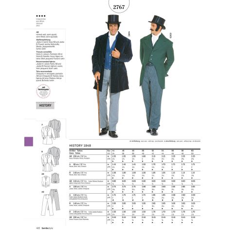 Burda Schnittmuster 2767