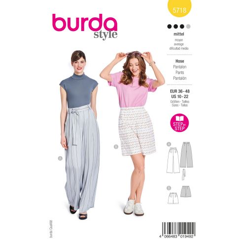 Burda Schnittmuster 5718