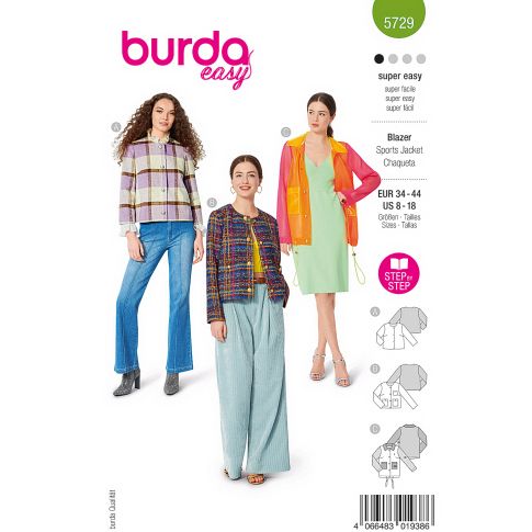 Burda Schnittmuster 5729