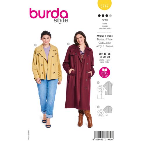 Burda Schnittmuster 5747