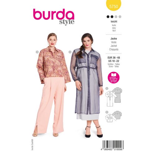 Burda Schnittmuster 5750