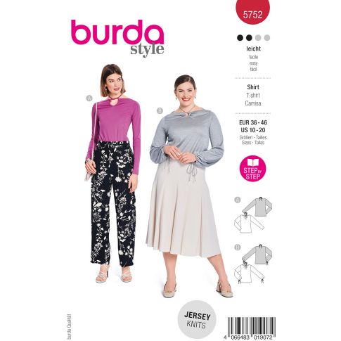 Burda Schnittmuster 5752