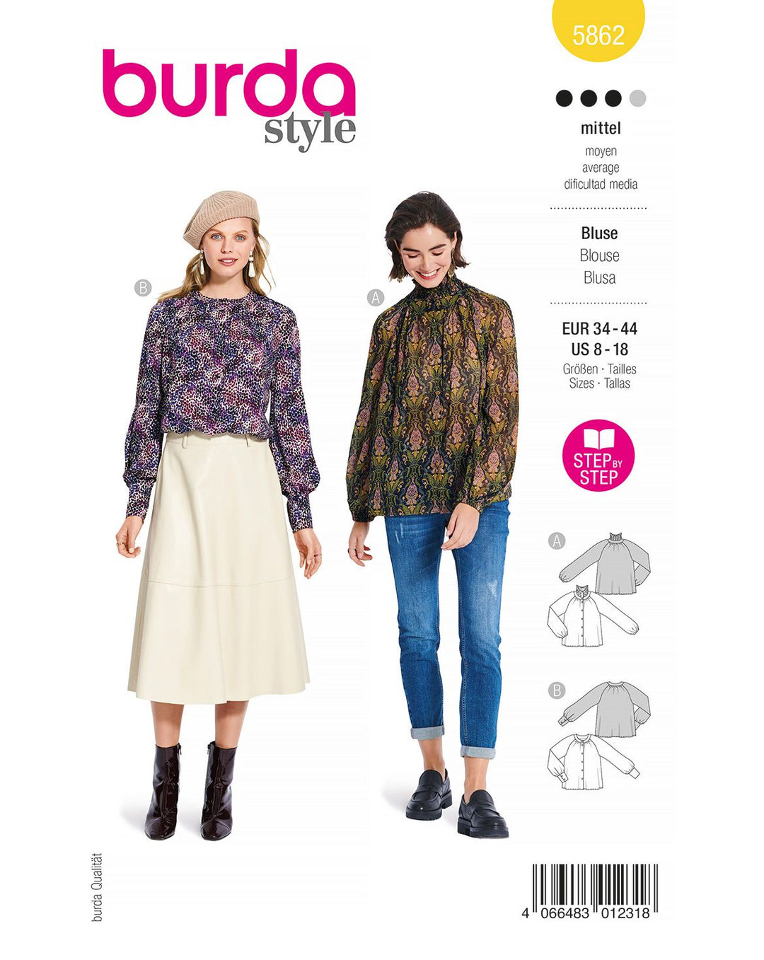 Burda Schnittmuster 5862