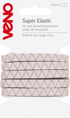 Super Elastic 8mm weiß
