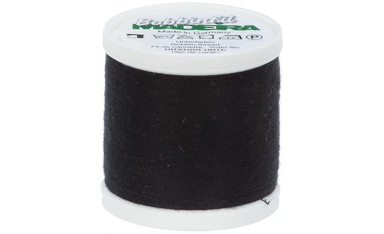 Bobbinfil Madeira weiß schwarz