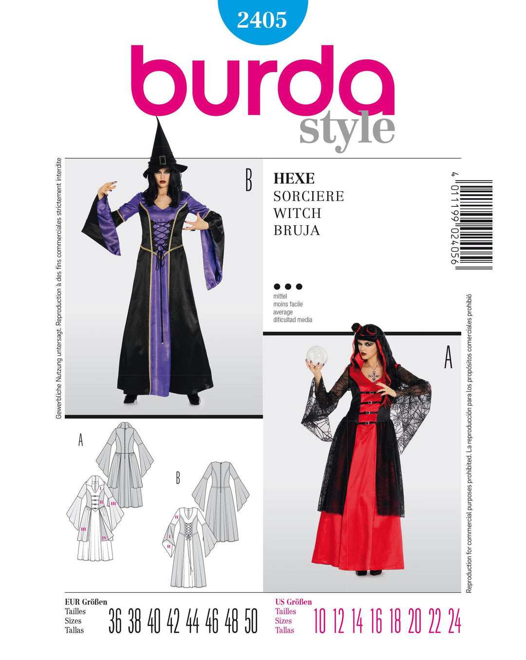 Burda Schnittmuster 2405