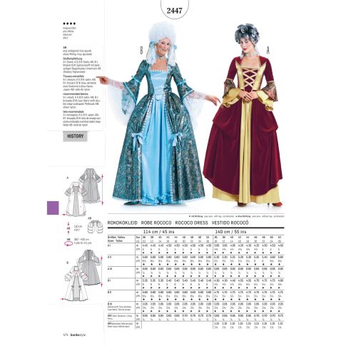 Burda Schnittmuster 2447