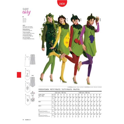 Burda Schnittmuster 2450