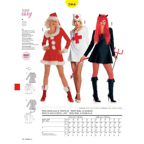 Burda Schnittmuster 2464