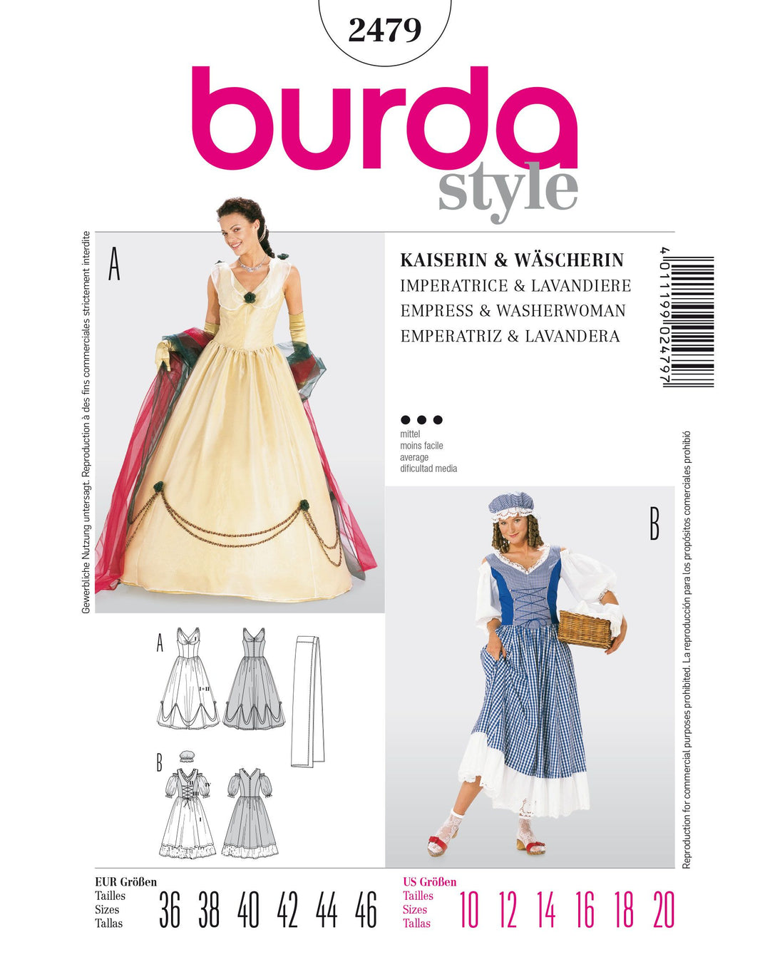 Burda Schnittmuster 2479