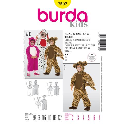 Burda Schnittmuster 2502