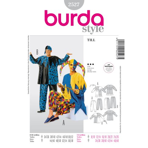 Burda Schnittmuster 2527