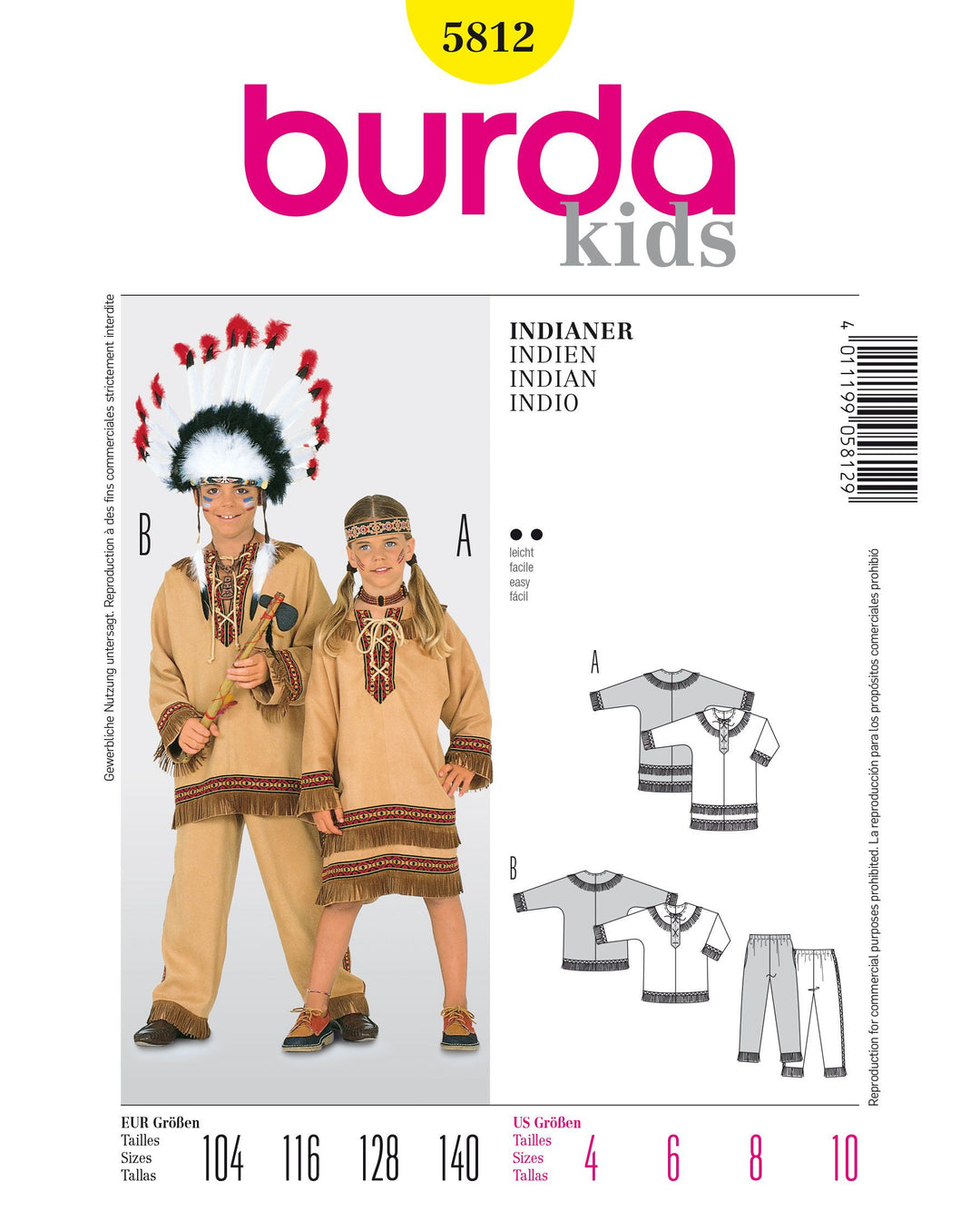Burda Schnittmuster 5812