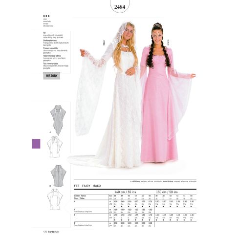 Burda Schnittmuster 2484