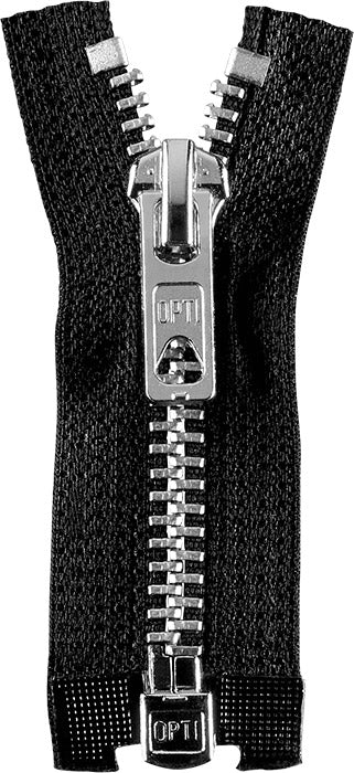 Zipper Silver Metal - 50cm divisible