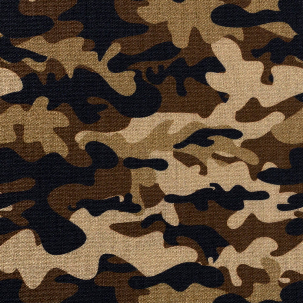 Baumwolle - Camouflage Braun Kim
