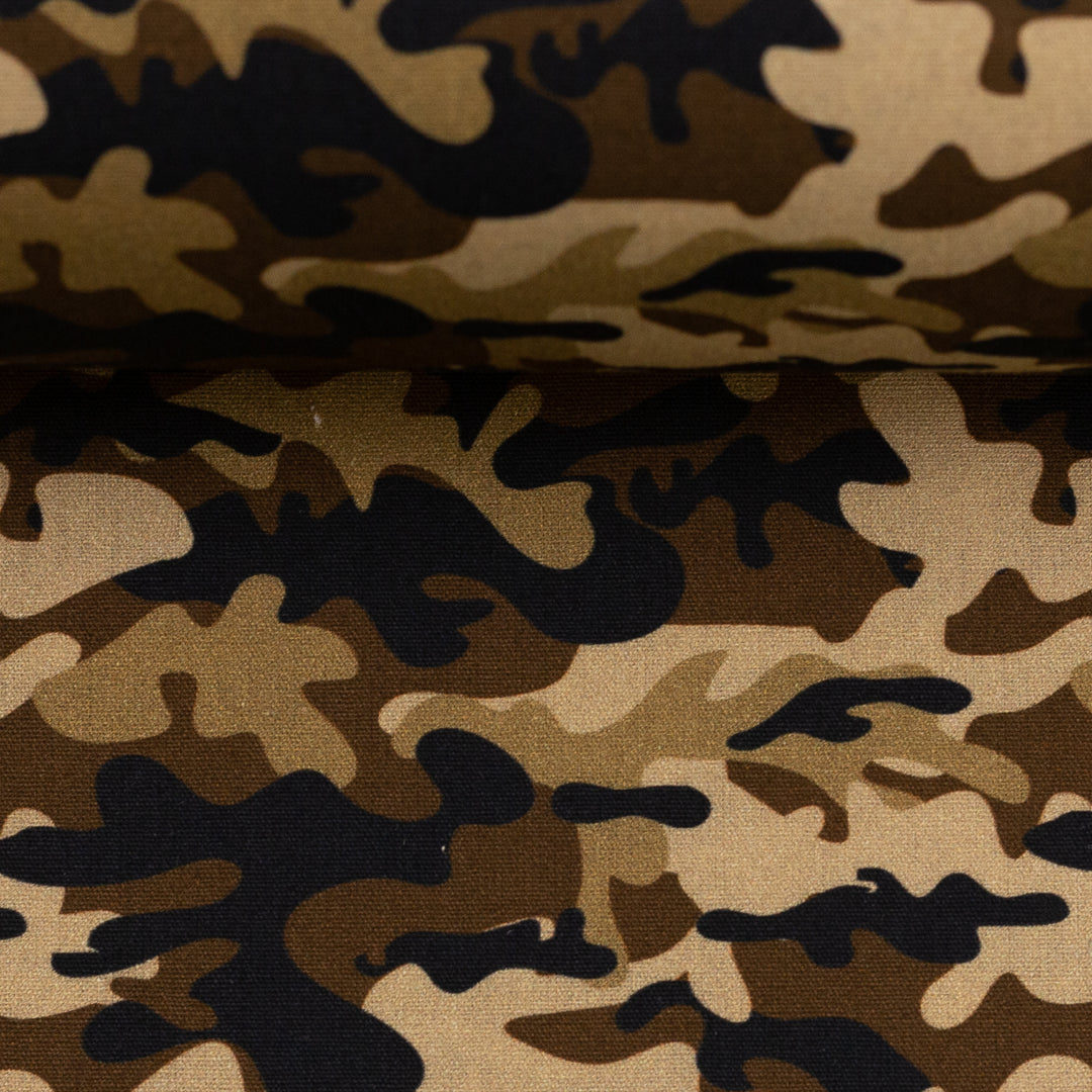Baumwolle - Camouflage Braun Kim