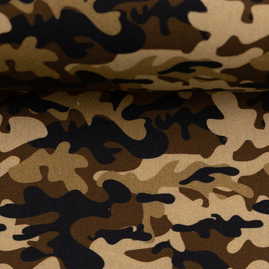 Baumwolle - Camouflage Braun Kim