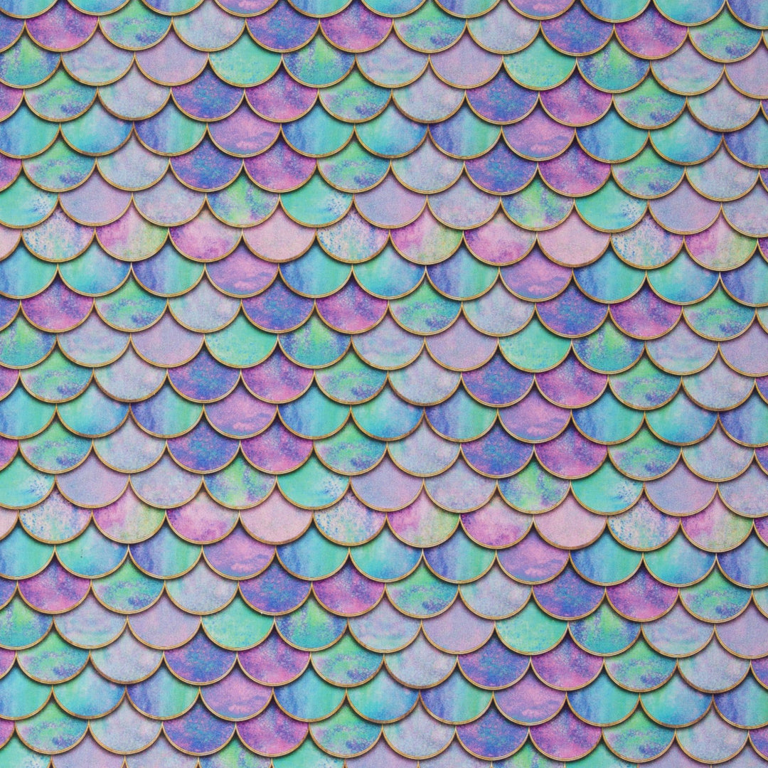 Baumwolle - Mermaid bunt