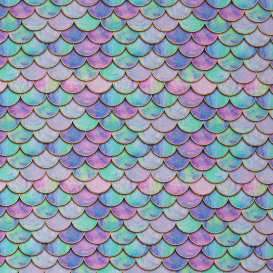 Baumwolle - Mermaid bunt