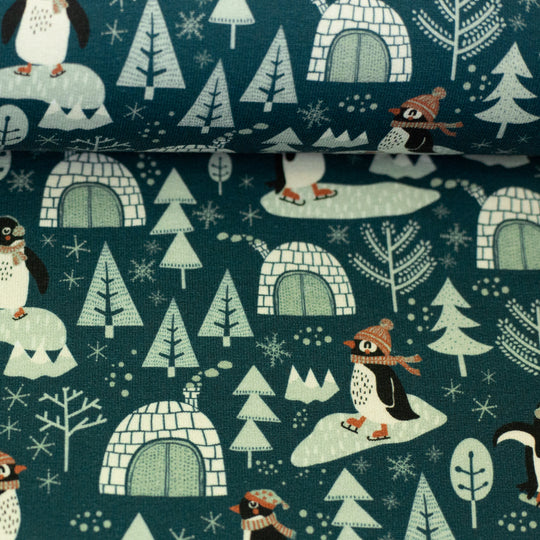 French Terry - Polar Iglu