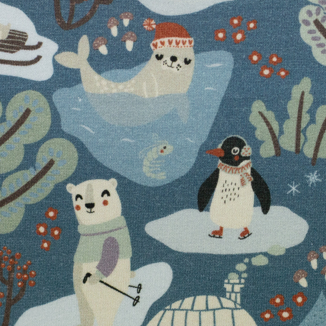 French Terry - Polar Eisbär