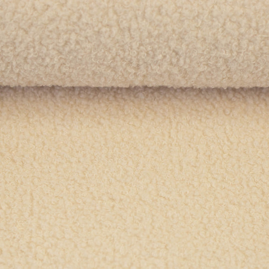 Teddy -  mit Fleeceabseite Beige