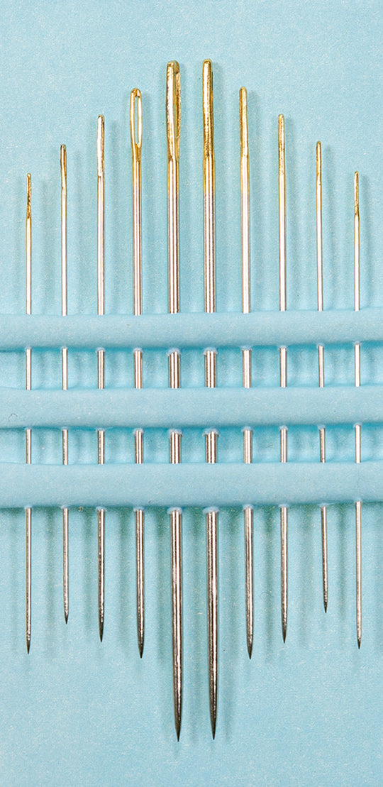 Short darning needles