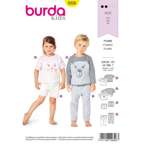 Burda Sewing Pattern 9326