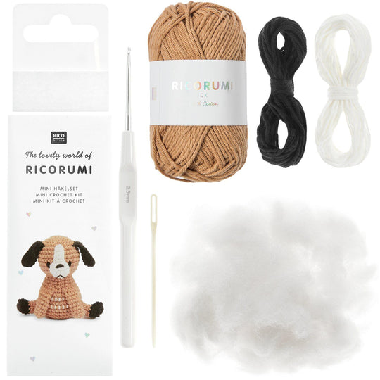 Ricorumi Mini Easy Crochet Set - Puppy