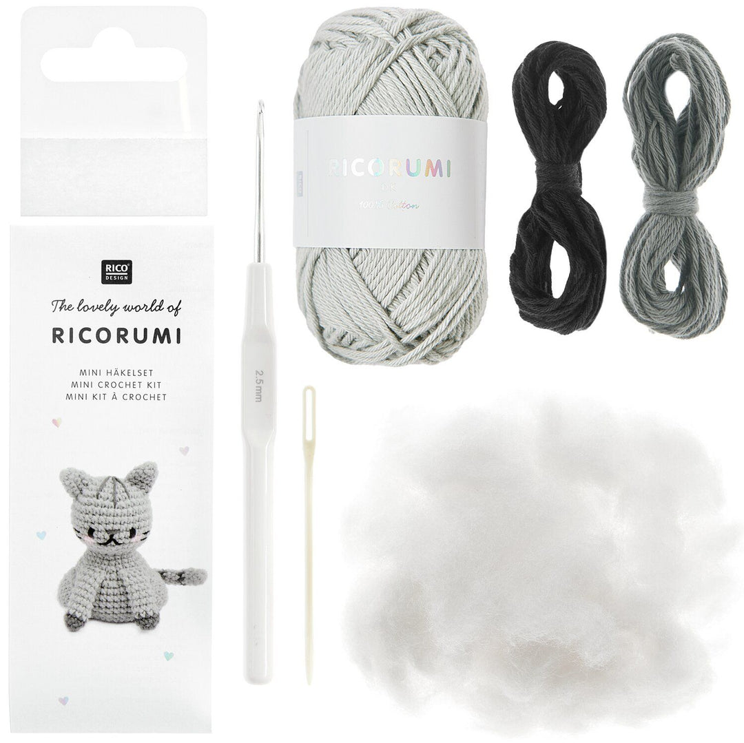 Ricorumi Mini Easy Crochet Set - Kitten
