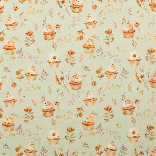 Baumwolle - Cupcake Mint