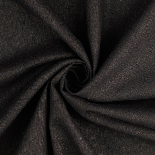 Leinen - vorgewaschen Col.5001 (Schwarz)