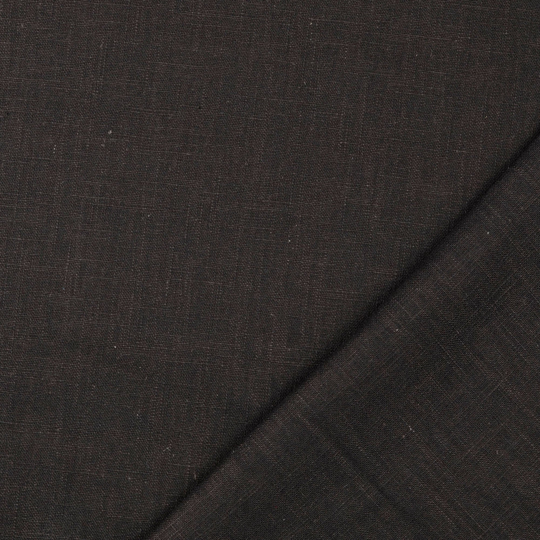 Leinen - vorgewaschen Col.5001 (Schwarz)
