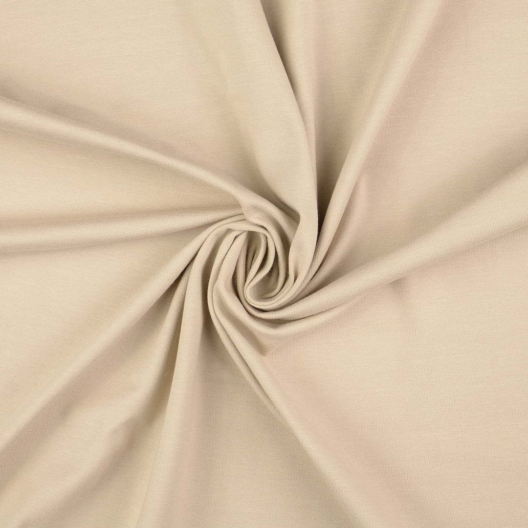 Baumwolljersey Uni Col.4005 (Beige)