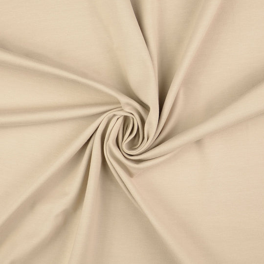 Baumwolljersey Uni Col.4005 (Beige)