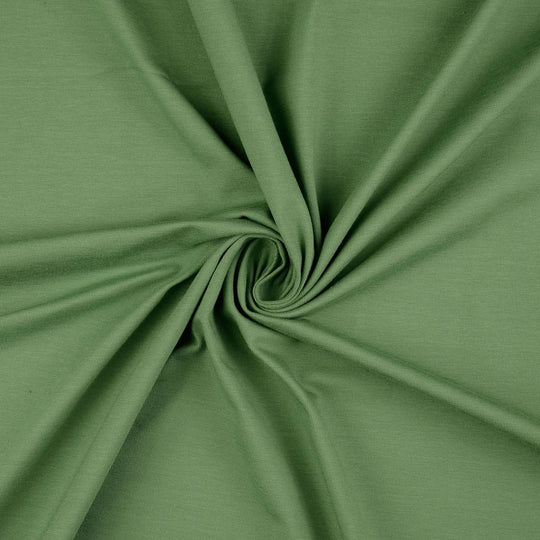 Baumwolljersey Uni Col.4032 (Olivgrün)