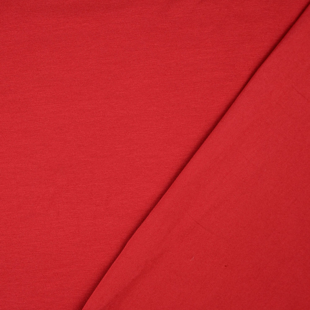 Baumwolljersey Uni Col.5020 (Bordeauxrot)