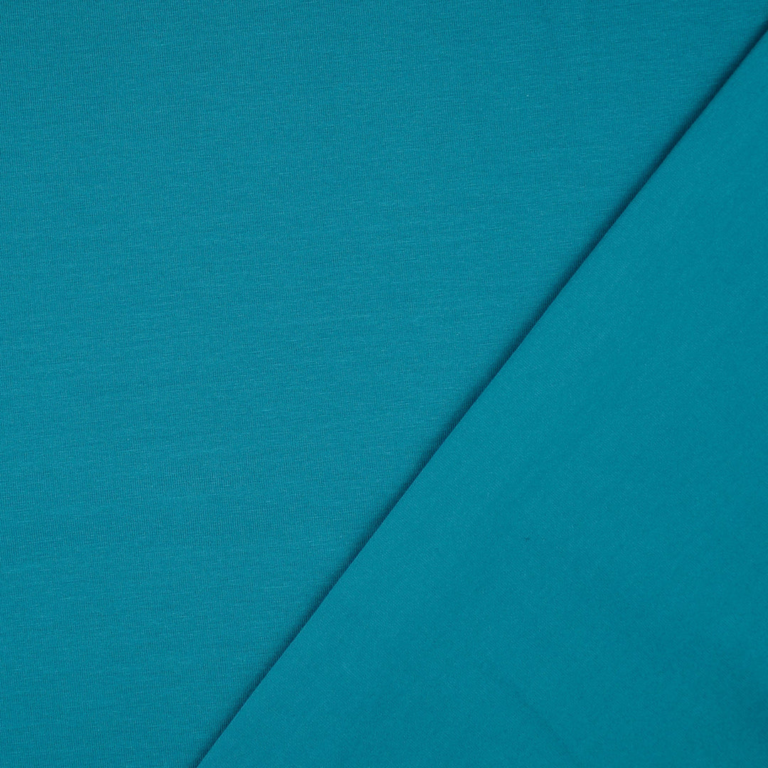 Baumwolljersey Uni Col.7038 (Petrol)