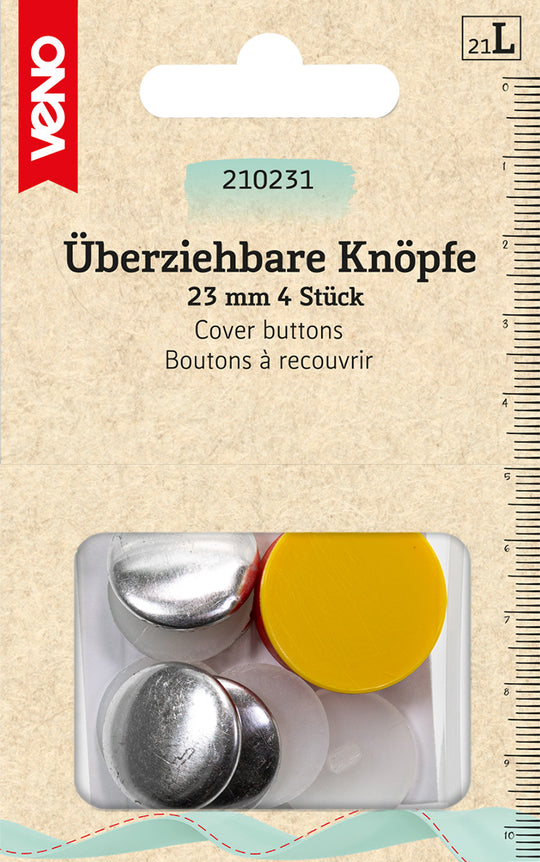 Überziehbare Knöpfe
