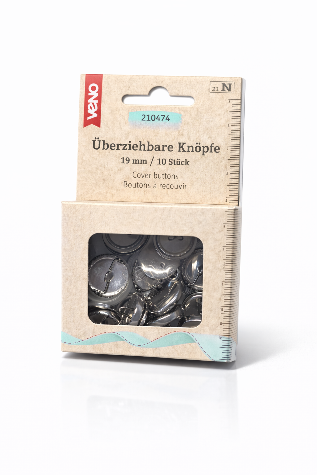 Überziehbare Knöpfe