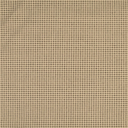 Baumwolle - Karo Natur/Beige