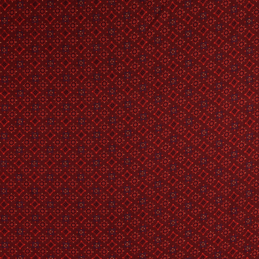 Viskose - Karo Bordeaux