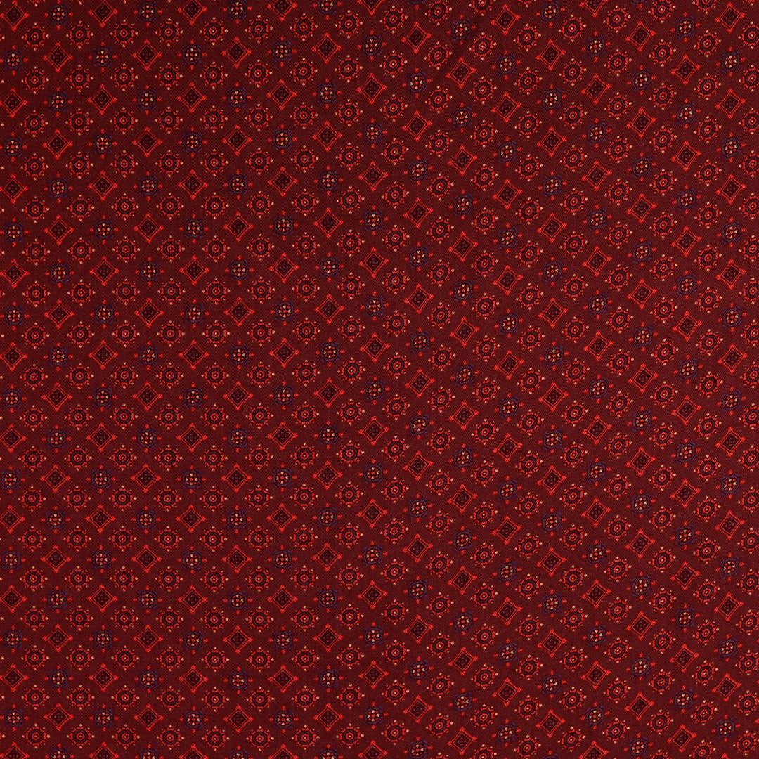 Viskose - Karo Bordeaux