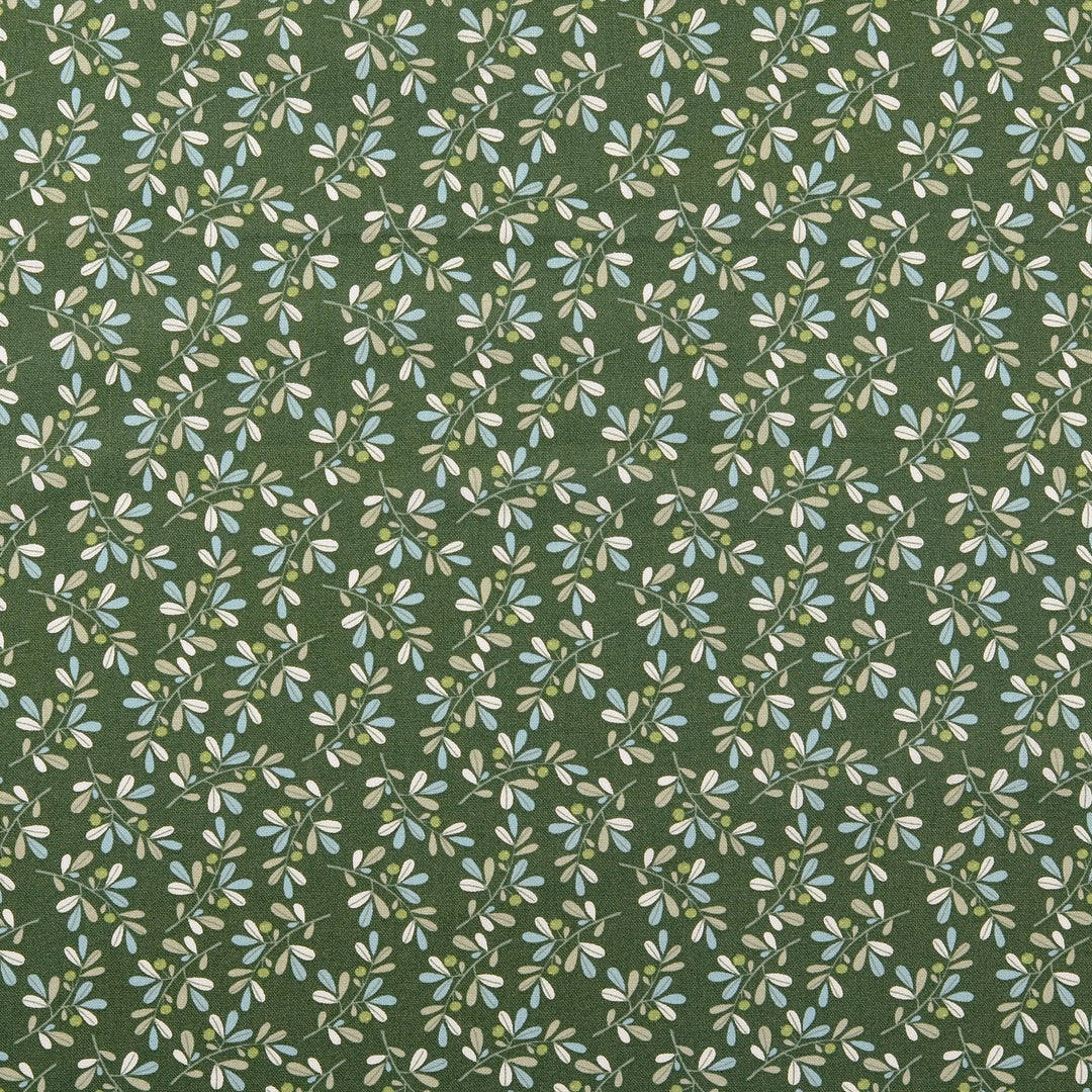 Cotton - Fir green leaves