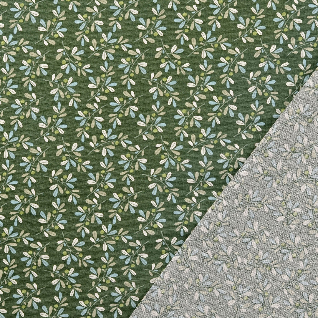 Cotton - Fir green leaves