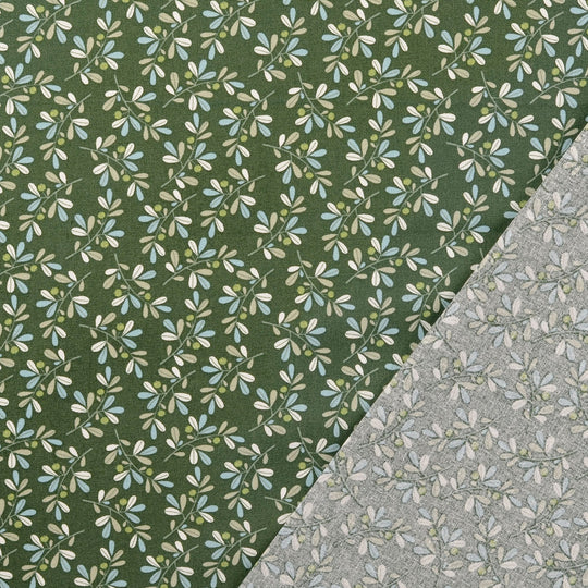 Cotton - Fir green leaves