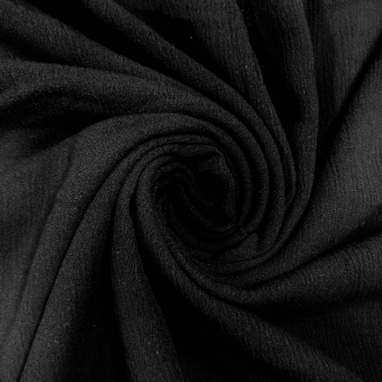 Viskose Crepp - Col.999 (Schwarz)