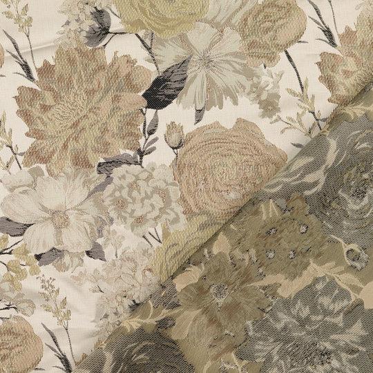 Jaquard -  Silver Flower