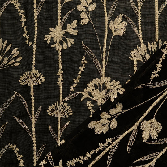Viscose embroidery - Meadow flower
